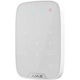 Бездротова сенсорна клавіатура Ajax KeyPad white