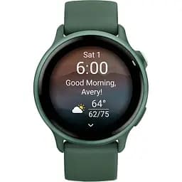 Смарт-годинник Garmin Vivoactive 6 Metallic Jasper Green with Jasper Green Band (010-02985-02) - мініатюра 5
