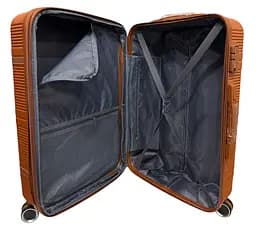 Валіза велика L Worldline Airtex 629 ABS-пластик Помаранчевий