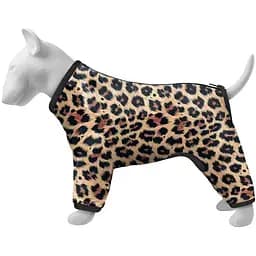 Ветровка для собак Waudog Clothes, рисунок "Леопард", L50