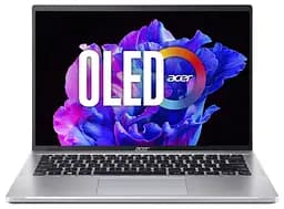Ноутбук Acer Swift Go 14' SFG14-71 14' 2.8K OLED, Intel i7-13700H, 16GB, F1TB, UMA, Win11, серебристый (NX.KF1EU.002)