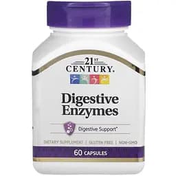 Травні ферменти 21st Century Digestive Enzymes 60 капсул