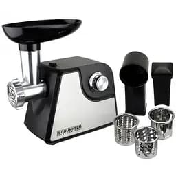 Електрична м'ясорубка  GRUNHELM AMG180SS  з насадками