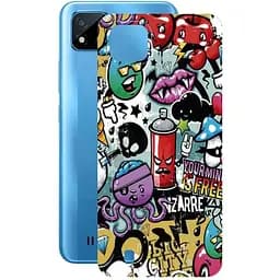 Захисна плівка StatusSKIN для Realme C20A 2021 Корпус Вініл Графіті