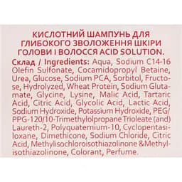 Кислотний шампунь для глибокого зволоження шкіри голови і волосся Hollyskin Aсid Solution 200 мл - мініатюра 7