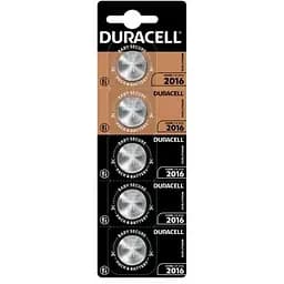 Батарейка CR 2016 / DL 2016 * 5 Duracell (5010979)