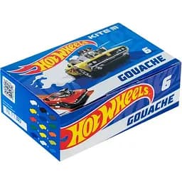 Фарби гуаш Kite Hot Wheels 6 кольорів (HW23-062)
