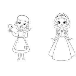 Розмальовка "Гра з кольором. Принцеса" 1426002 Disney Маля, 12 сторінок - мініатюра 3