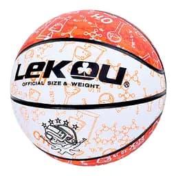 Мяч баскетбольный Bambi MS 3805(Orange) размер 7, ПУ, 570-630 грамм, 8 панелей