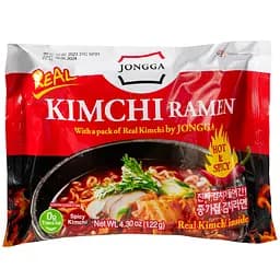 Лапша быстрого приготовления Jongga Kimchi Ramen 122 г