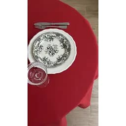 Скатертина  Ecotton Duck водовідштовхувальна 170х220 см Red (25338) - мініатюра 5