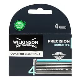 Сменные картриджи Wilkinson Sword Quattro Titanium Sensitive, 4 шт.
