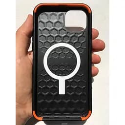Оригінальний протиударний чохол UAG Civilian Magsafe Black для iPhone 14 Plus/15 Plus (114037114040) - мініатюра 8