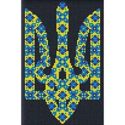 Алмазная мозаика Ideyka без подрамника Символ Украины ©Maria Davydova AMC7689 20х30 см