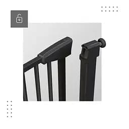 Бар'єр міжкімнатно-сходовий Tulano Guardian 3.0 Black 75-110 см чорний - мініатюра 6