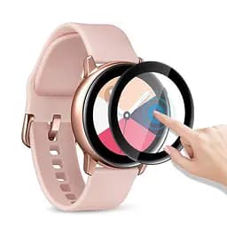 Захисне скло 3D з рамкою Tamister для смартгодинника Samsung Watch Gear S4 44 мм 1 шт. - мініатюра 4