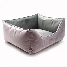 Лежак для котів та собак Zoo-hunt Бартон прямокутний рожевий №1 30х40х21 см