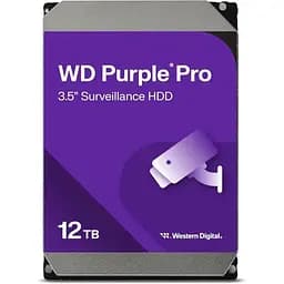 Жесткий диск WD 12 ТБ 3,5" 7200 512 МБ SATA Purple Pro Surveillance