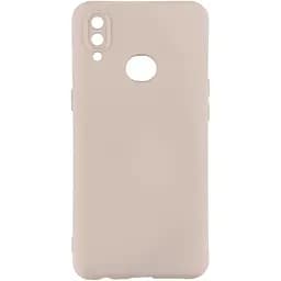 Чохол Silicone Cover з рамкою камери Samsung Galaxy A10s Pink Sand