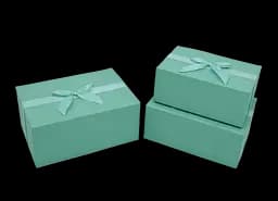 Подарункові коробки UFO Y002 Набір 3 шт TIFFANY прям.