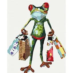 Картина по номерам на подрамнике Brushme Покупатель со ставка