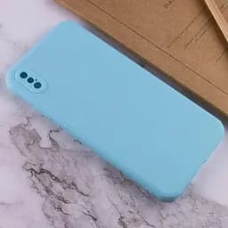 Силіконовий чохол Candy Full Camera для Apple iPhone XS Max (6.5) Бірюзовий / Turquoise - мініатюра 4