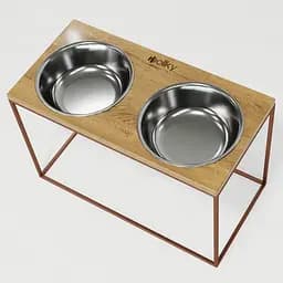 Hollky Base XXL40 — миски на підставці для дуже великих собак (2 × 2,8 л) - мініатюра 5