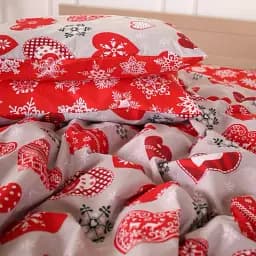 Наволочка MirSon Ranforce Elite 17-0656 Gingerbread 45х45 см червона (2200009611445)