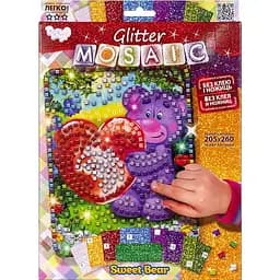 Креативное творчество "Блестящая мозайка" GLITTER MOSAIC БМ-03 Danko Toys, в коробке Sweet Bear Вид 5
