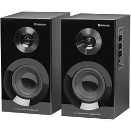 Колонки 2.0 Defender Aurora S40 Black 40 Вт 3.5 мм регулятор гучності дерев'яний корпус (65240)