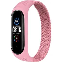 Ремінець BeCover Elastic Nylon Style для Xiaomi Mi Smart Band 5 / Mi Smart Band 6 Size S Pink (706141)