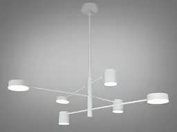 Люстра LED Diasha D302-6WH, 30Вт, 4100K, біла, світлодіодна, для коридору, вітальні, спальні, кухні
