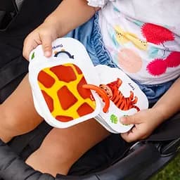 Дитячі навчальні картки на кільці Vladi Toys Кольори Тварини VT2000-01 - мініатюра 8