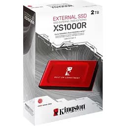 Зовнішній SSD накопичувач Kingston XS1000 BoC 2TB Red (SXS1000R/2000GA) [138921] - мініатюра 3