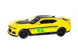 Машинка Chevrolet Camaro ZL1 2017 Kinsmart KT5399FW інерційна, 1:38 Жовтий