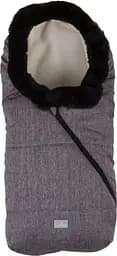 Зимовий конверт Nuvita 9235 Ovetto Pop, сірий з чорним та бежевим (NV9235OVPOPMELANGEPK)