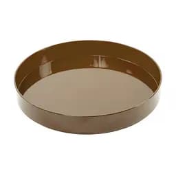 Таця кругла Idea Home 36.5 х 5.3 см (P081-IH-коричневий)