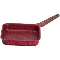 Сковорода-гриль MGC алюмінієва 2,5 л з антипригарним покриттям, червоний MGC HP-4-443R