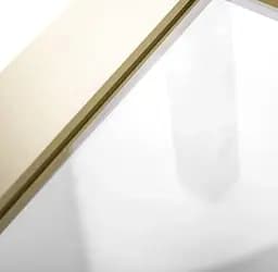 Душові двері Rea Rapid Slide 130 brashed gold REA-K8590, прозорий, золотий - мініатюра 5