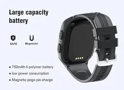 Дитячий смарт годинник Lemfo LT-31 з GPS, 4G SIM-картою та кнопкою SOS Розумний наручний годинник для дітей Блакитний - мініатюра 11