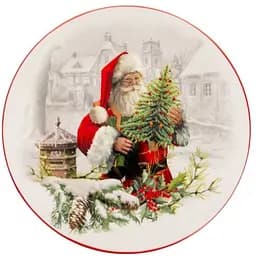 Тарілка фарфорова Lefard Новий рік, 21 см (858-0122)