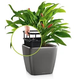 Вазон Lechuza Quadro Premium LS, 32 л, білий (16180) - мініатюра 10