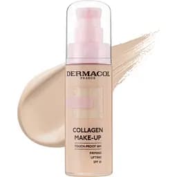 Тональний крем для обличчя Dermacol Collagen Make-up SPF-10 з колагеном відтінок 1 (Pale) 20 мл - мініатюра 2