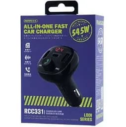 FM-трансмітер Remax RCC331 Charging PD 32W/QC 22.5W (100560) - мініатюра 3