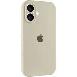Чохол Epik Silicone Case Full Camera Protective (AA) для Apple iPhone 17 (6.3) Бежевий / Antique White