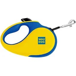 Повідець-рулетка для собак Waudog R-leash, малюнок "Colors of freedom", XS, до 12 кг, 3 м, світловідбивна стрічка - мініатюра 2