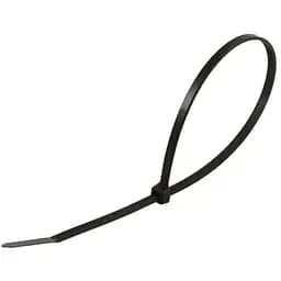 Стяжки для кабелю, 120 мм х 3.6 мм, 100 шт, чорні, Takel