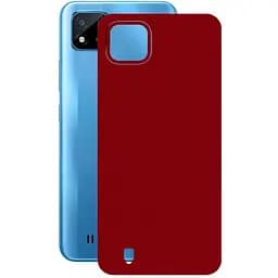 Захисна плівка StatusSKIN для Realme C20A 2021 Корпус Вініл Металік червоний