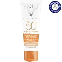 Сонцезахисний крем проти пігментних плям 3 в 1 Vichy Idеal Soleil з тонуючим ефектом SPF 50+ 50 мл (M9740000) - мініатюра 2