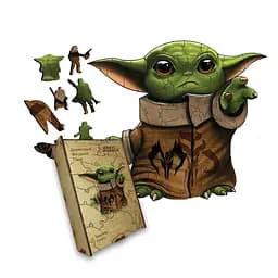 Пазл деревянный Малыш Грогу, А3, Картонная коробка 200 элементов